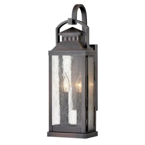 Hinkley Lighting 2 Light Revere Outdoor Wall Mount, Blackened Brass - 1184BLB - Picture 1 of 1