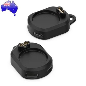 2 In 1 Type C Micro USB Charging Dock Adapter Portable for Garmin Fenix 7/7S/7X - Zdjęcie 1 z 12