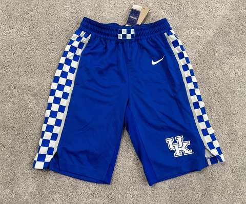 Kentucky Wildcats Nike Swingman Basketball Shorts Blue/White Men’s Size Medium Cover