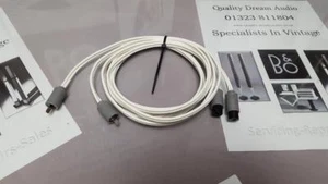 PER B&O BANG E OLUFSEN BEOVOX CAVO CAVO CAVO CAVO ALTOPARLANTE 4M CON 2 PIN DIN ESTREMITÀ M&F - Foto 1 di 1