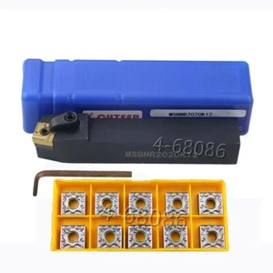 MSBNR2020K12 125mm Lathe Turn Tool holder Indexable+ SNMG120408-MA carbideinsert - Picture 1 of 7