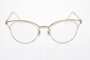 MODO 4518 Frame CRYGD Crystal Gold 49-19-140 Eye Glasses TITANIUM Optical JAPAN - Picture 1 of 8