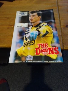 ABERDEEN v BK 1903 COPENHAGEN 1991-1992 UEFA CUP (5) - Picture 1 of 2