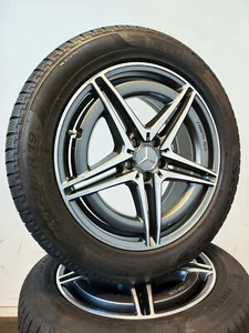 4 Winterräder 235 55 - 255 50 R19  Mercedes EQC Klasse W293 19" AMG Alufelgen - Picture 1 of 3