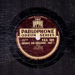 123ci. Lili Kraus - Andante con Variazione (Haydn) - Parlophone PXO.1022/1023 - Imagen 1 de 1
