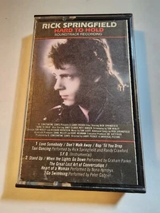 Rick Springfield : Hard To Hold Soundtrack Cassette 1984 RCA VG+/EX CS6 - Picture 1 of 1
