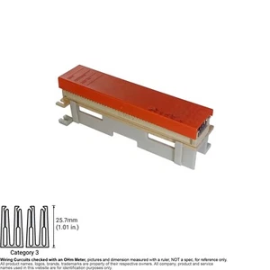 Patch Panel 66-Block Punch Terminal + Bracket + Cover Siemon S66M1-50 - Picture 1 of 4