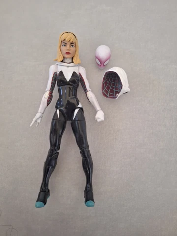 Marvel Legends Spider-Man Spider Verse Absorbing Man BAF Spider-Gwen Stacy 6" Cover