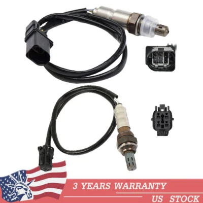 Sensor de oxígeno 2 piezas para Kia Rondo 2009 2010 2011 2012 2,4 L L4 emisiones federales Foto 1 de 4