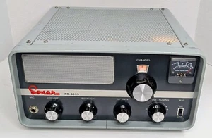 Vintage Sonar FS-3023 Tube CB Radio Base Station - Turns On! - Zdjęcie 1 z 6