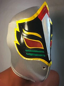 MASCARA SAGRADA!! ¡¡MASCARILLA LUCHADOR/LUCHADOR!! ¡¡CLÁSICO!! HALLOWEEN 🎃!! HECHO A MANO - Imagen 1 de 3
