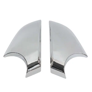 1 Pair Exterior Rearview Mirror Chrome Cover Cap For Tesla Model X 2016-2021 - Imagen 1 de 7