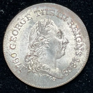 1760-1809 George III Kettle Token Coin Excellent Condition Rare High Value - Imagen 1 de 10