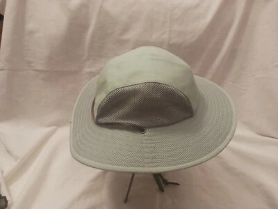 Sombrero Duluth Trading Como Nuevo Verde Salvia Ala Ancha Malla Lateral Mediano Nuevo sin Etiquetas Correa para la Barbilla  Foto 1 de 4