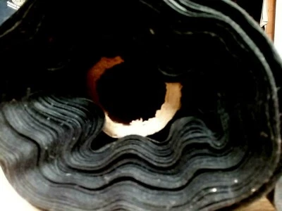  TELA SUAVE TEJIDA POLI/ALGODÓN FORRO NEGRO/BOLSILLOS 44" ANCHO BAJO COSTO Foto 1 de 4