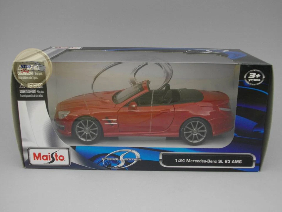 Merchandising Maisto - 2012 Mercedes Benz Sl Amg 63 Convertible 1 24 0 Altro Mai