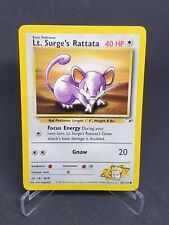 LT. SURGE'S RATTATA - 82/132 - Gym Heroes - Pokemon Card 