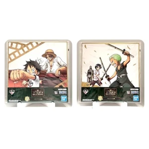 One Piece Ichiban Kuji Memorial Shikishi Set di 2 Bandai Rufy Zoro mai aperti - Foto 1 di 4