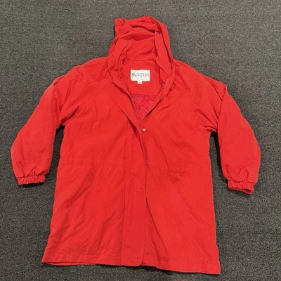 Innovations by Izzie Red Jacket Women's Small Oversized Hooded Jacket Red - Image 1 of 4