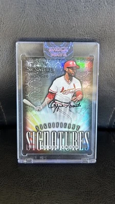 1998 Donruss Signature Series Ozzie Smith Autograph Rare Auto /2000 - Image 1 of 3