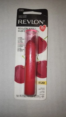 Revlon Kiss Lip Balm Stick, Sweet Cherry#030 30  SPF 20  0.09 oz NEW - Image 1 of 2