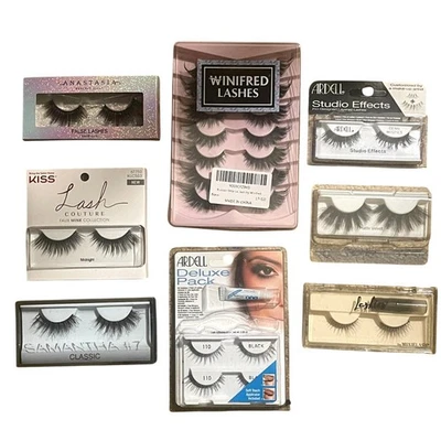 LOT False Eyelashes Anastasia Ardell Kiss MoxieLash Wispy Dramatic Fake Lashes - Image 1 of 4