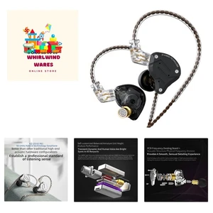 KZ Wired Earbuds in Ear Monitor Headphone KZ IEMs for Gaming in-Ear Earphone ... - Picture 1 of 9