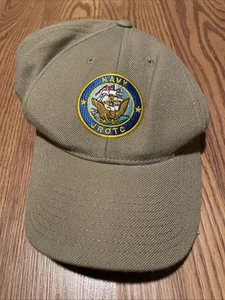 Cappello Berretto JROTC Navy Schiena a Scatto Marrone Regolabile Uomo - Foto 1 di 3