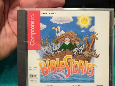 Children’s BIBLE STORIES COMPTON'S NEW MEDIA Win/Mac CD-ROM 1996 - Image 1 of 4