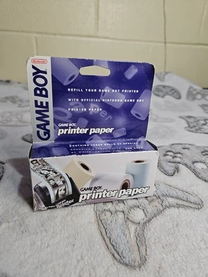 Game boy PRINTER PAPER 3 ROLLS refill carton box by Nintendo - Image 1 of 4