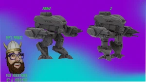 Bruin  Alternate Mech Model For Battletech 6mm-10mm-15mm - Picture 1 of 1