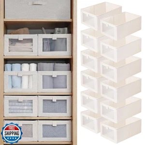 Linen Closet Organizers And Storage, 12 Pack Closet Storage Bins Linen Closet - Picture 1 of 5