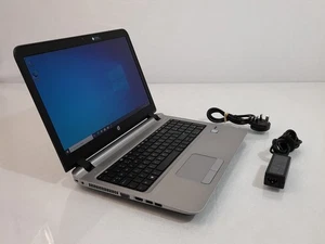 HP ProBook 450 G3 15.6 in Laptop i3-6100U 2.30 GHz 8GB 128 GB SSD Windows 10 Pro - Zdjęcie 1 z 10