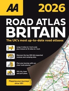 AA Road Atlas Britain 2026 by N.A. Spiral bound - Picture 1 of 1