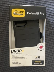 OtterBox Defender Pro Case w/ Holster Clip for Apple iPhone 12 iPhone 12 Pro New - Zdjęcie 1 z 2