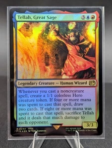 Tellah, Great Sage Final Fantasy Foil MTG In Hand - Picture 1 of 2