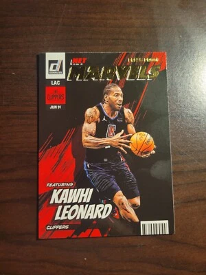 2022-23 Kawhi Leonard Panini Donruss GOLD Press Proof Net Marvels Insert 1 SSP - Image 1 of 3