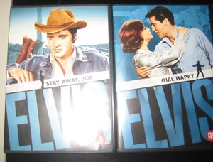 Elvis Presley 3 x DVD Pal Movies Stay Away Joe, Girl Happy, Jailhouse Rock Color - Photo 1/3