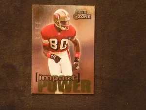 JERRY RICE 1995 SKYBOX STARS OF THE OZONE IMPACT POWER IP11 SAN FRANCISCO 49ERS - Picture 1 of 2