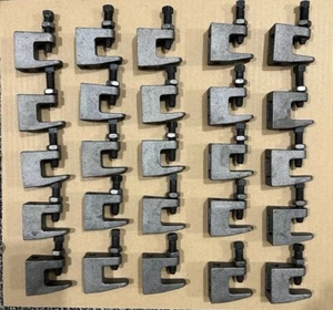 Caddy. #300. EZ Riser Beam Clamps. 3/8” Thread. 3/4” Jaw. New (Lot Of 25). - Picture 1 of 4