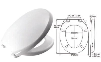 SEDILE WC UNIVERSALE "ATLANTICO" - Immagine 1 di 2