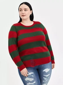 Suéter Torrid Horror Freddy Pesadilla en Elm Street COSPLAY NUEVO CON ETIQUETAS Nuevo 1X - Imagen 1 de 11