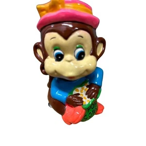 Vintage Ceramic Monkey Money Bank Collectible Retro Decorative Savings Box - Picture 1 of 6