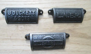 HIERRO FUNDIDO VINTAGE RETRO ESTILO ANTIGUO ARMARIO ARMARIO TAZA TIRADOR CARCASA MANIJAS - Imagen 1 de 5