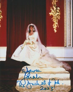 Autógrafo fotográfico firmado a mano de Sarah Ferguson 8x10, la duquesa de York, Fergie (F) - Imagen 1 de 3