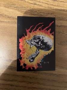 Ghost Rider 2 1991 trading cards By Comic Images #75 Taking A Human Life