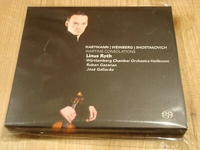 Signed by LINUS ROTH Hartmann Weinberg Shostakovich Wartime Consolations SACD - Bild 1 von 2