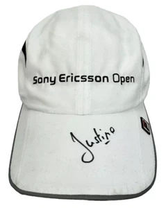 Justine Henin Autographed Fila Sony Ericsson Open Hat Signed - FANATICS Authenti - Picture 1 of 8