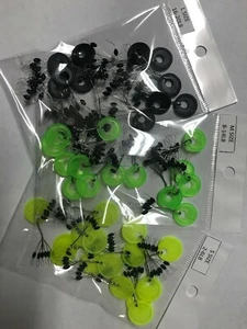 90 Fishing Rubber Float Bobber Stops Pitch Sinker S M L size US - Picture 1 of 4