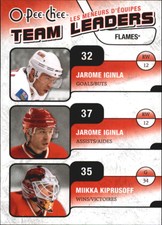 2010-11 (FLAMES) O-Pee-Chee Team Leader #TL5 Jarome Iginla/Iginla/Kiprusoff